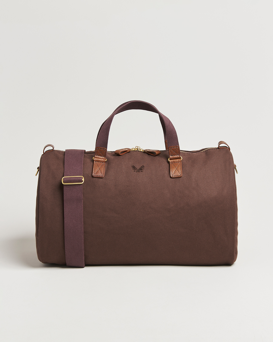 Herren | Taschen | Bennett Winch | Canvas Suit Carrier Holdall Chocolate