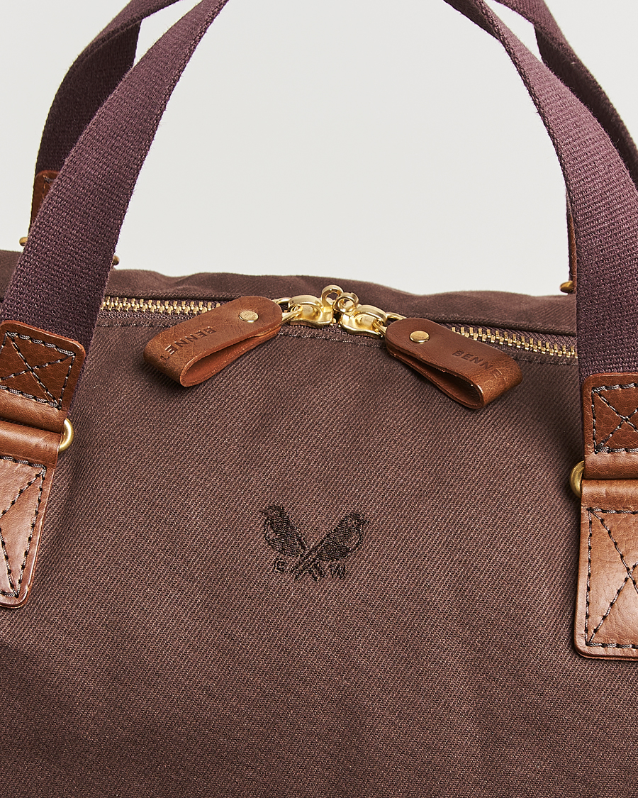 Herren | Taschen | Bennett Winch | Canvas Suit Carrier Holdall Chocolate