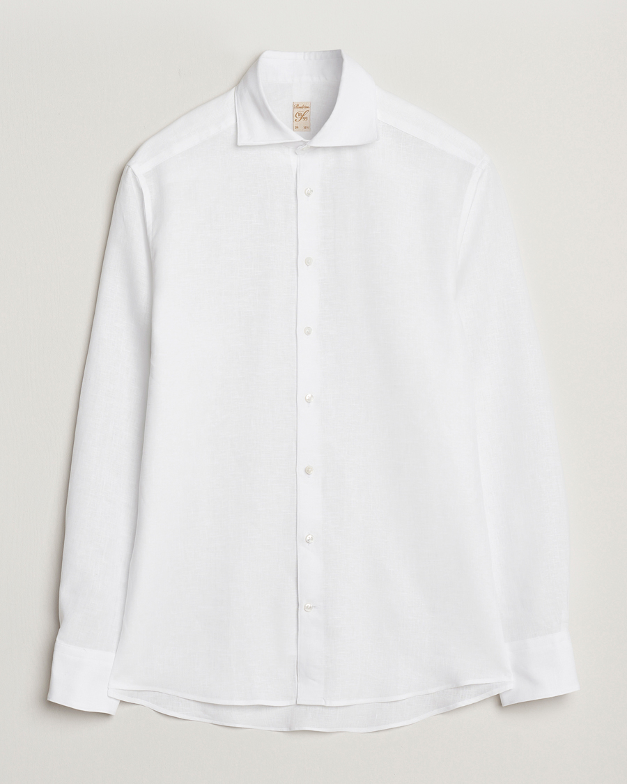 Herren | Hemden | Stenströms | 1899 Linen Shirt White