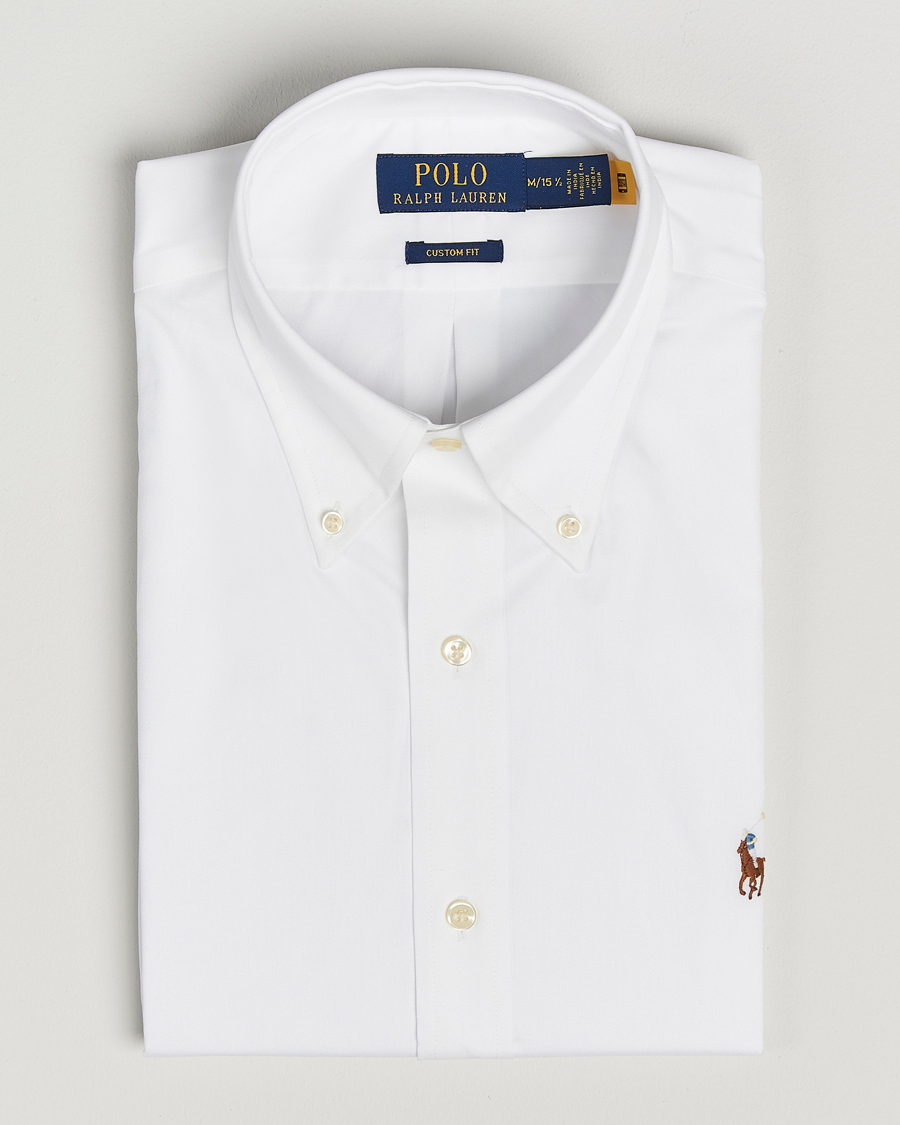 Herren | Hemden | Polo Ralph Lauren | Custom Fit Oxford Dress Shirt White