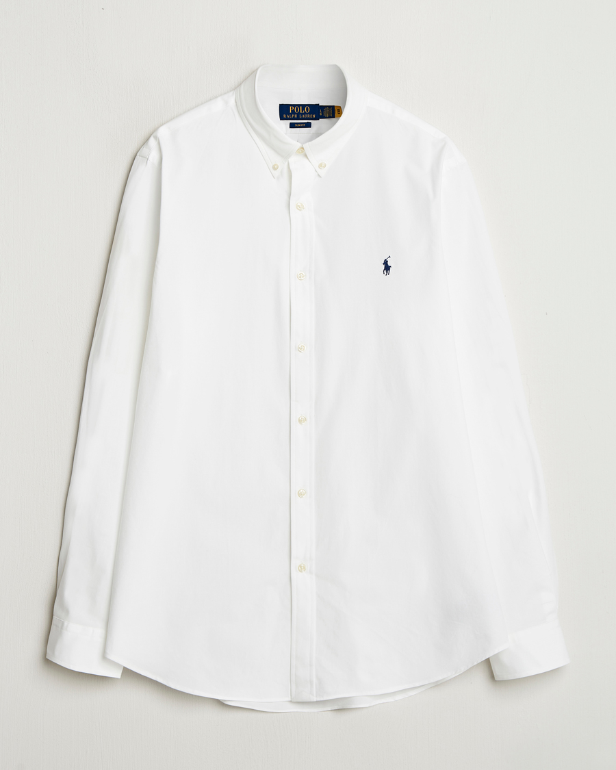 Herren | Hemden | Polo Ralph Lauren | Slim Fit Poplin Shirt White