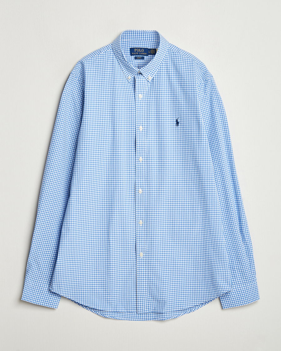 Herren | Hemden | Polo Ralph Lauren | Slim Fit Poplin Shirt Blue/Check