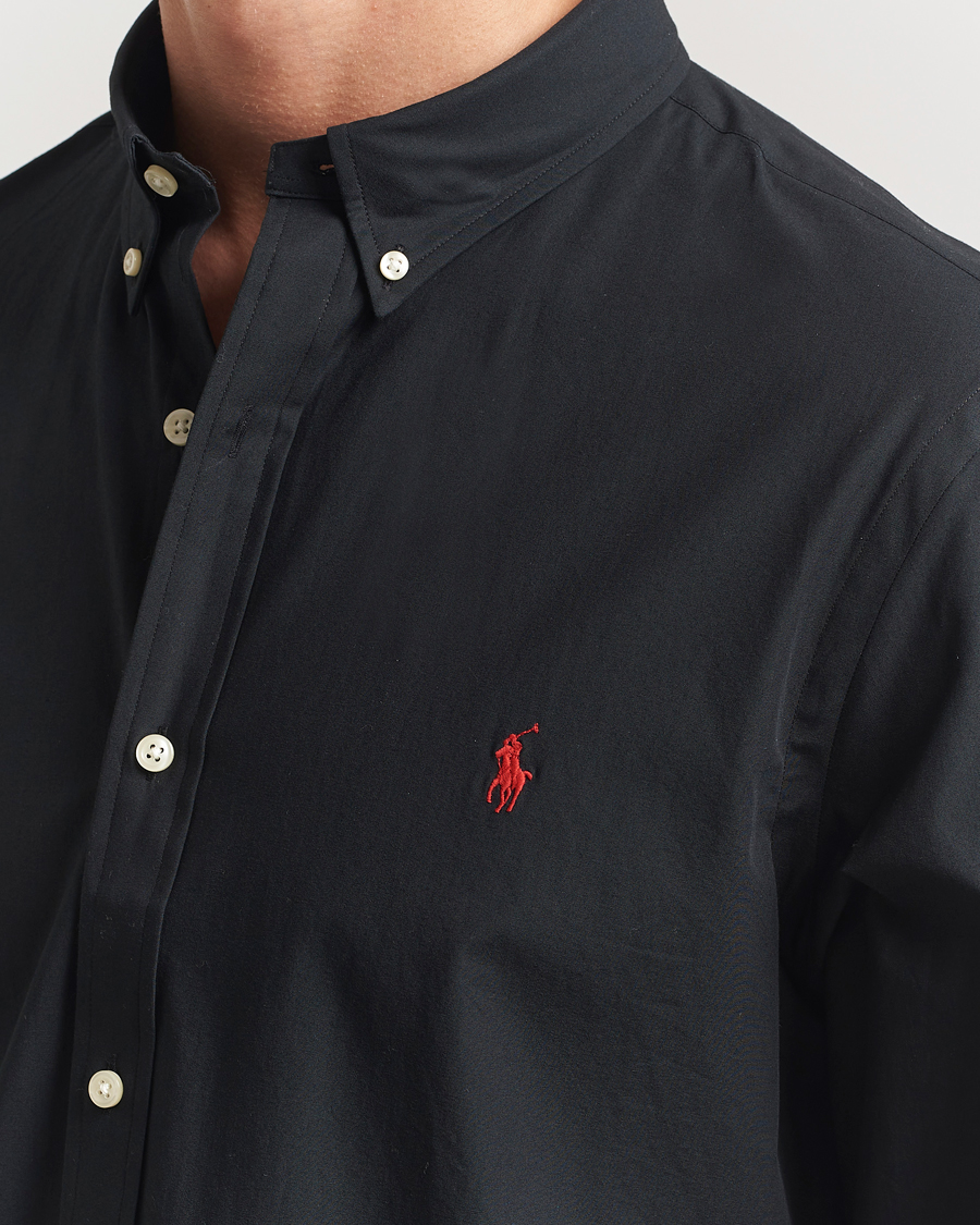 Herren | Hemden | Polo Ralph Lauren | Slim Fit Poplin Shirt Polo Black