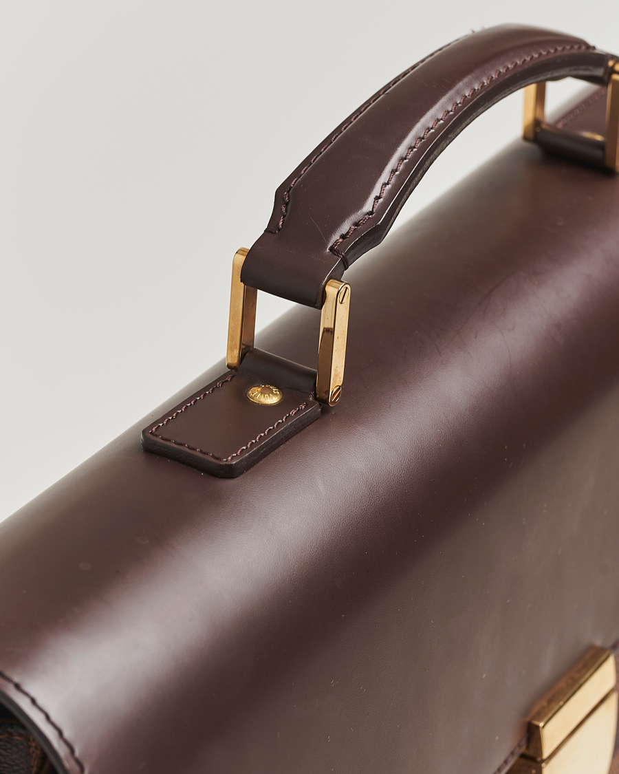 Herren | Pre-Owned & Vintage Bags | Louis Vuitton Pre-Owned | Altona GM Briefcase Damier Ebene