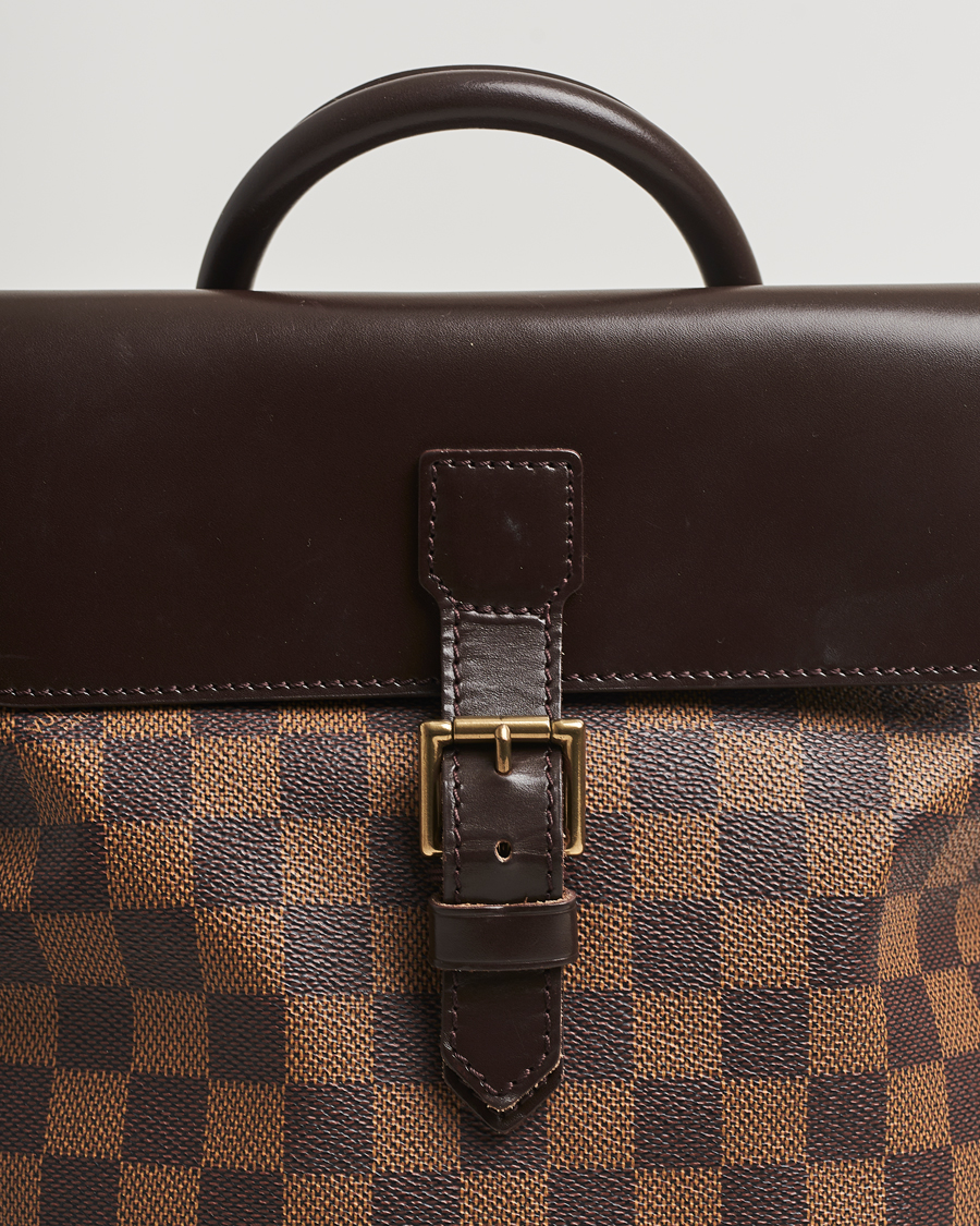 Herren | Pre-Owned & Vintage Bags | Louis Vuitton Pre-Owned | Soho Backpack Damier Ebene