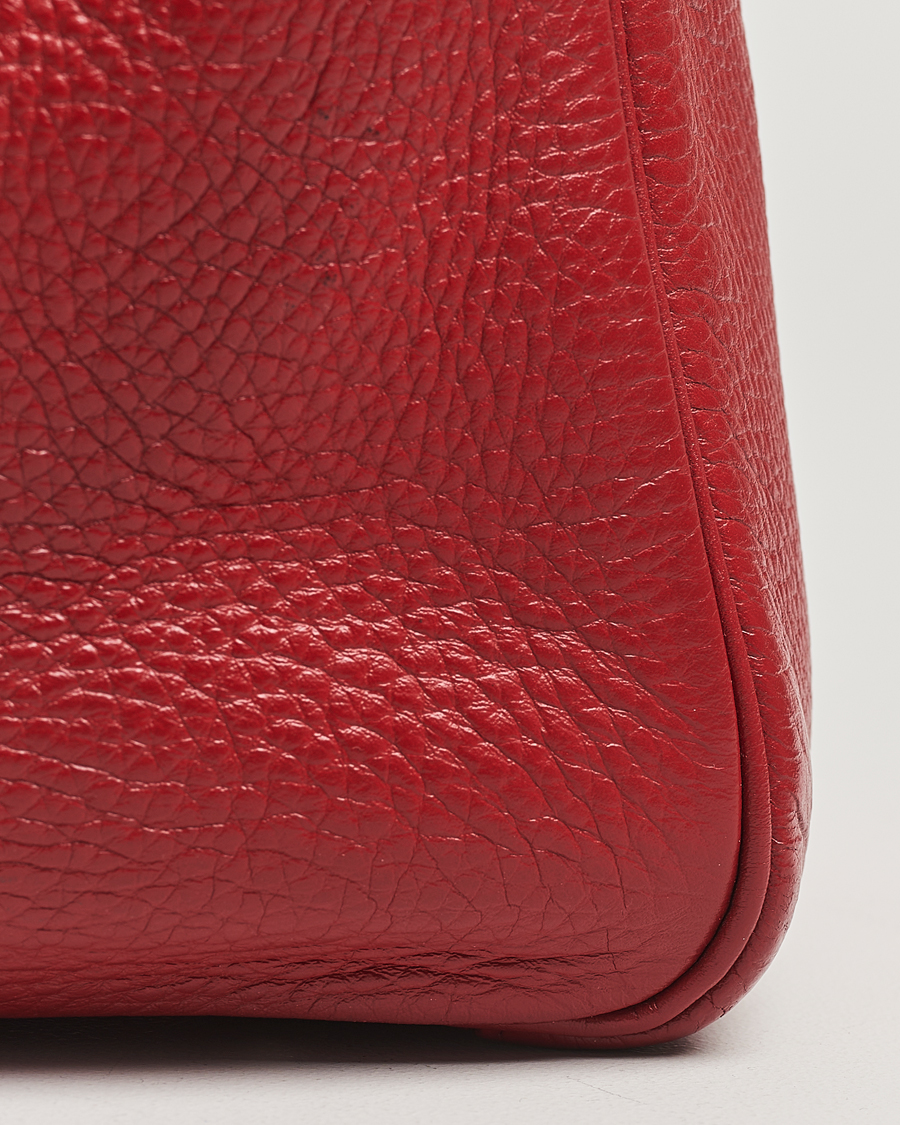 Herren | Pre-Owned & Vintage Bags | Hermès Pre-Owned | Lindy 30 Bag Taurillon Clemence Leather Red