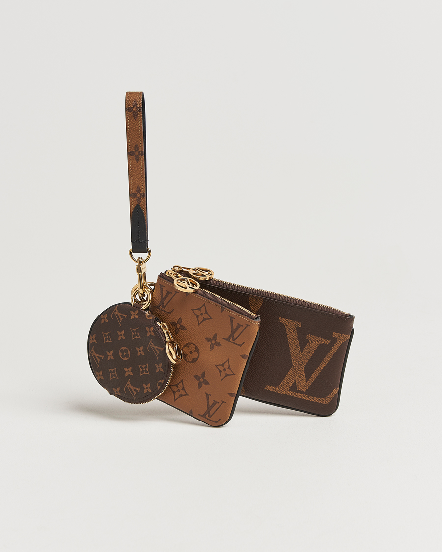 Herren | Louis Vuitton Pre-Owned Giant Trio Pouch Reverse Monogram | Louis Vuitton Pre-Owned | Giant Trio Pouch Reverse Monogram