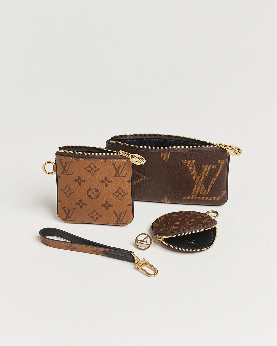 Herren | Louis Vuitton Pre-Owned Giant Trio Pouch Reverse Monogram | Louis Vuitton Pre-Owned | Giant Trio Pouch Reverse Monogram