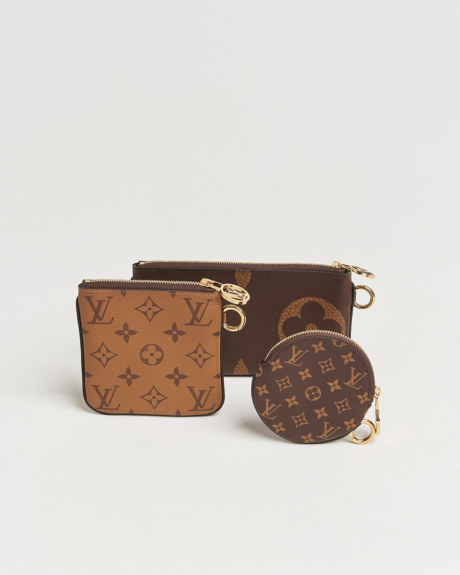 Herren | Louis Vuitton Pre-Owned Giant Trio Pouch Reverse Monogram | Louis Vuitton Pre-Owned | Giant Trio Pouch Reverse Monogram