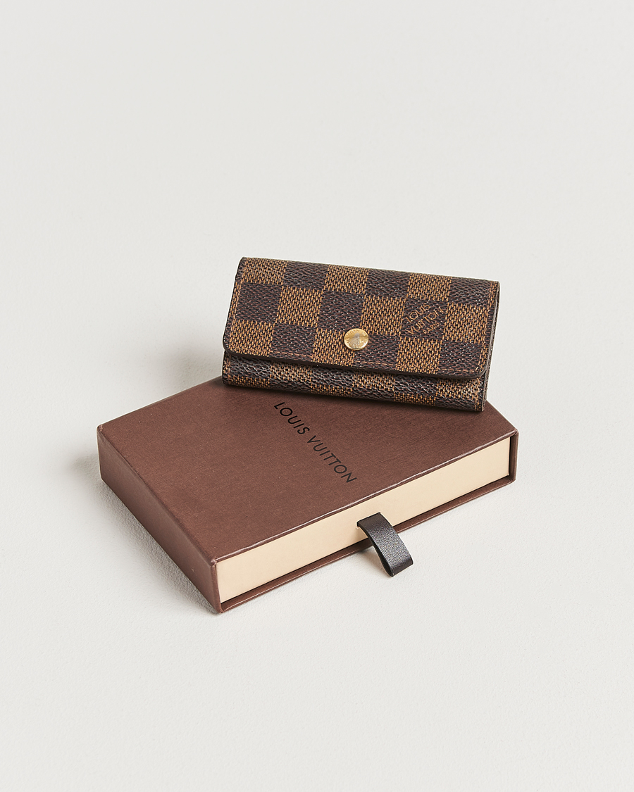 Herren | Pre-Owned & Vintage Bags | Louis Vuitton Pre-Owned | Key Holder Damier Ebene