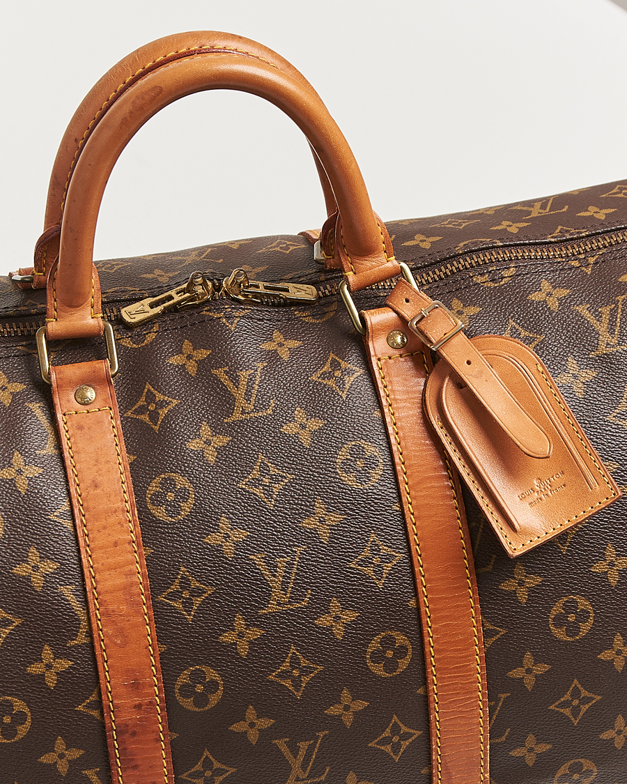 Herren | Pre-Owned & Vintage Bags | Louis Vuitton Pre-Owned | Keepall Bandoulière 55 Monogram