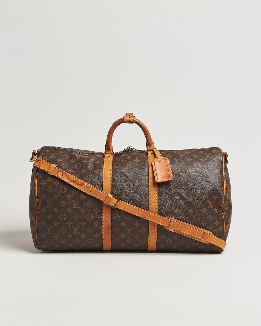 Herren | Pre-Owned & Vintage Bags | Louis Vuitton Pre-Owned | Keepall Bandoulière 55 Monogram
