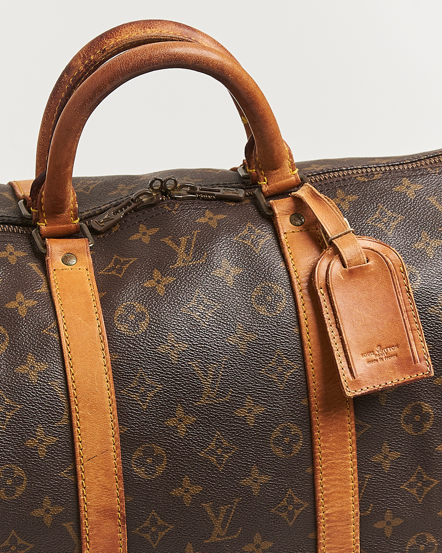 Herren | Pre-Owned & Vintage Bags | Louis Vuitton Pre-Owned | Keepall Bandoulière 55 Monogram