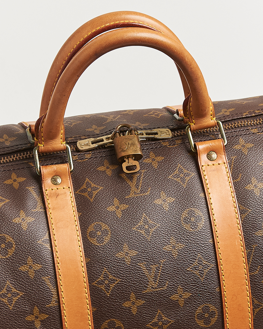 Herren | Pre-Owned & Vintage Bags | Louis Vuitton Pre-Owned | Keepall Bandoulière 55 Monogram