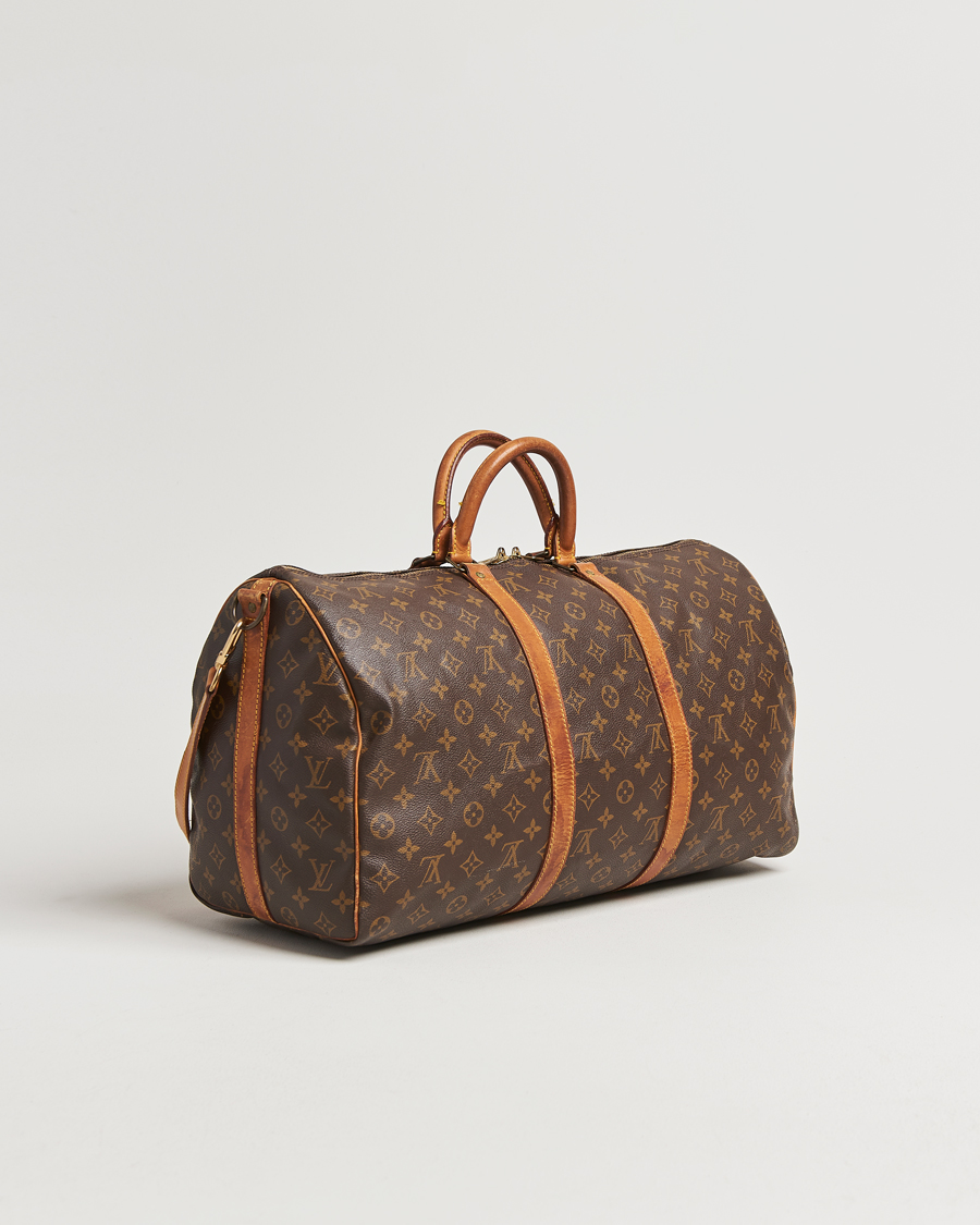 Herren | Pre-Owned & Vintage Bags | Louis Vuitton Pre-Owned | Keepall Bandoulière 50 Monogram