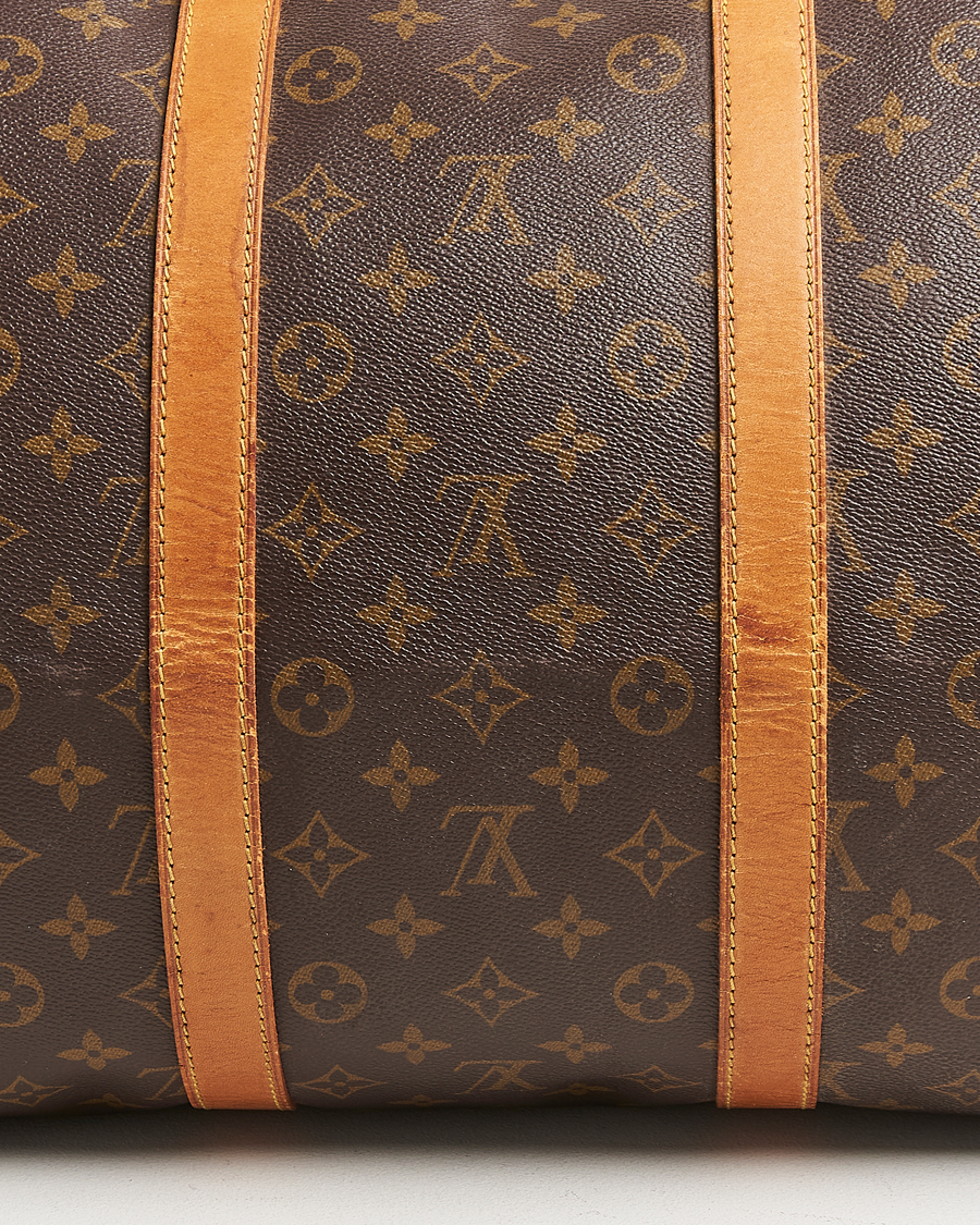Herren | Pre-Owned & Vintage Bags | Louis Vuitton Pre-Owned | Keepall Bandoulière 55 Monogram