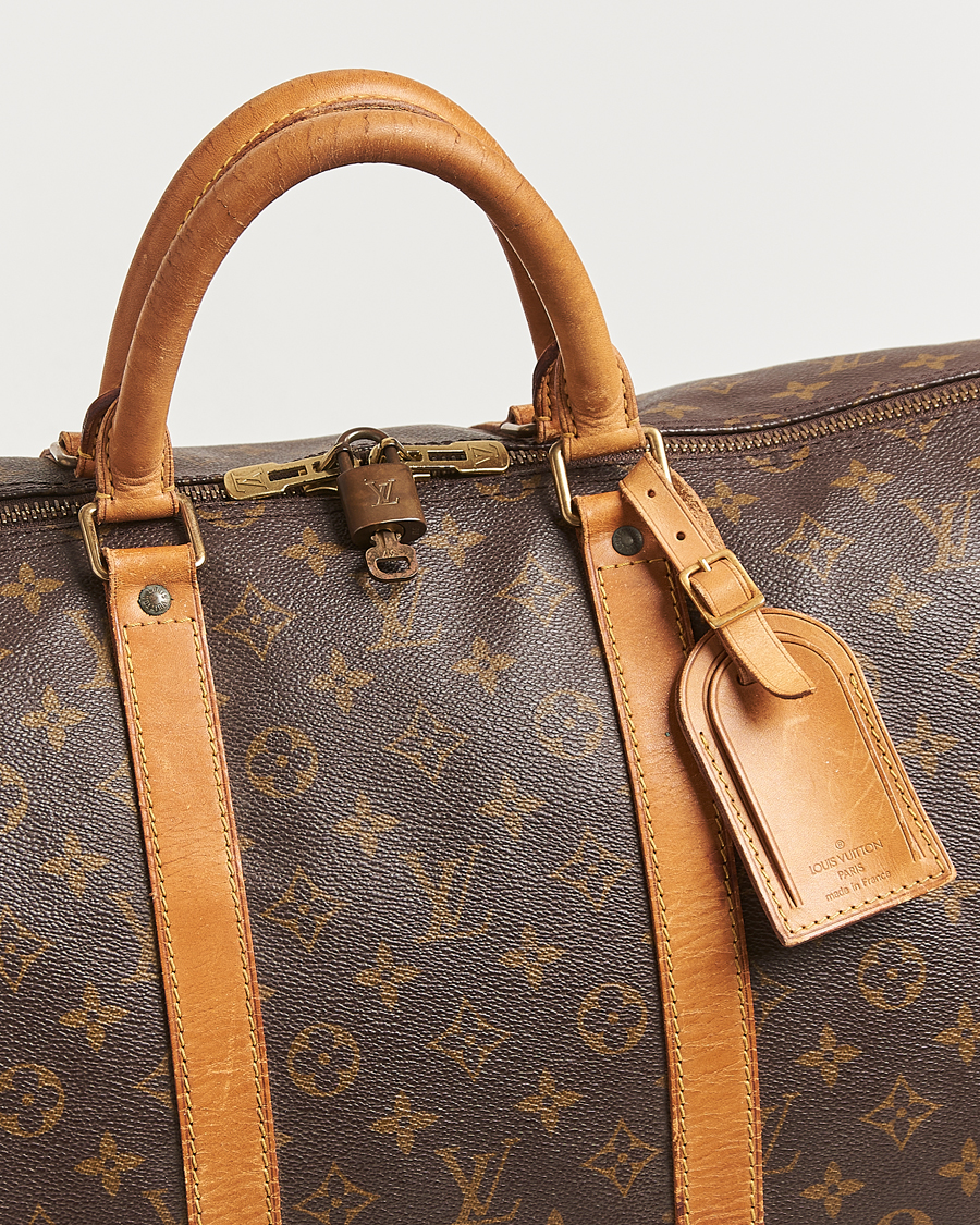 Herren | Pre-Owned & Vintage Bags | Louis Vuitton Pre-Owned | Keepall Bandoulière 55 Monogram