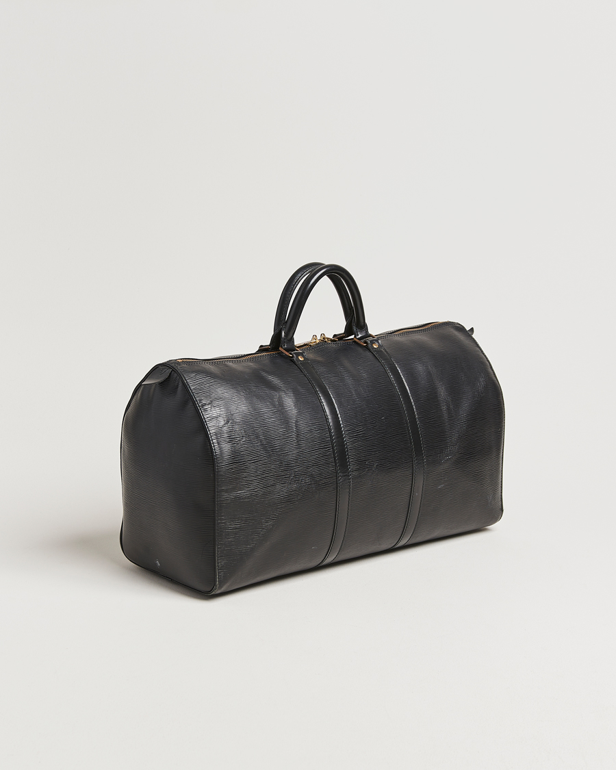 Herren | Pre-Owned & Vintage Bags | Louis Vuitton Pre-Owned | Keepall 50 Epi Leather Black