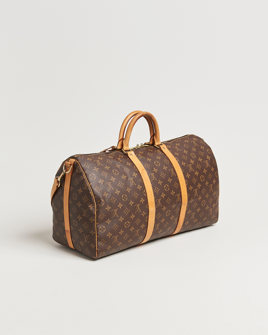 Herren | Pre-Owned & Vintage Bags | Louis Vuitton Pre-Owned | Keepall Bandoulière 50 Monogram
