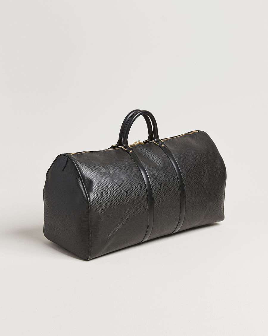 Herren | Pre-Owned & Vintage Bags | Louis Vuitton Pre-Owned | Keepall 55 Epi Leather Bag Black