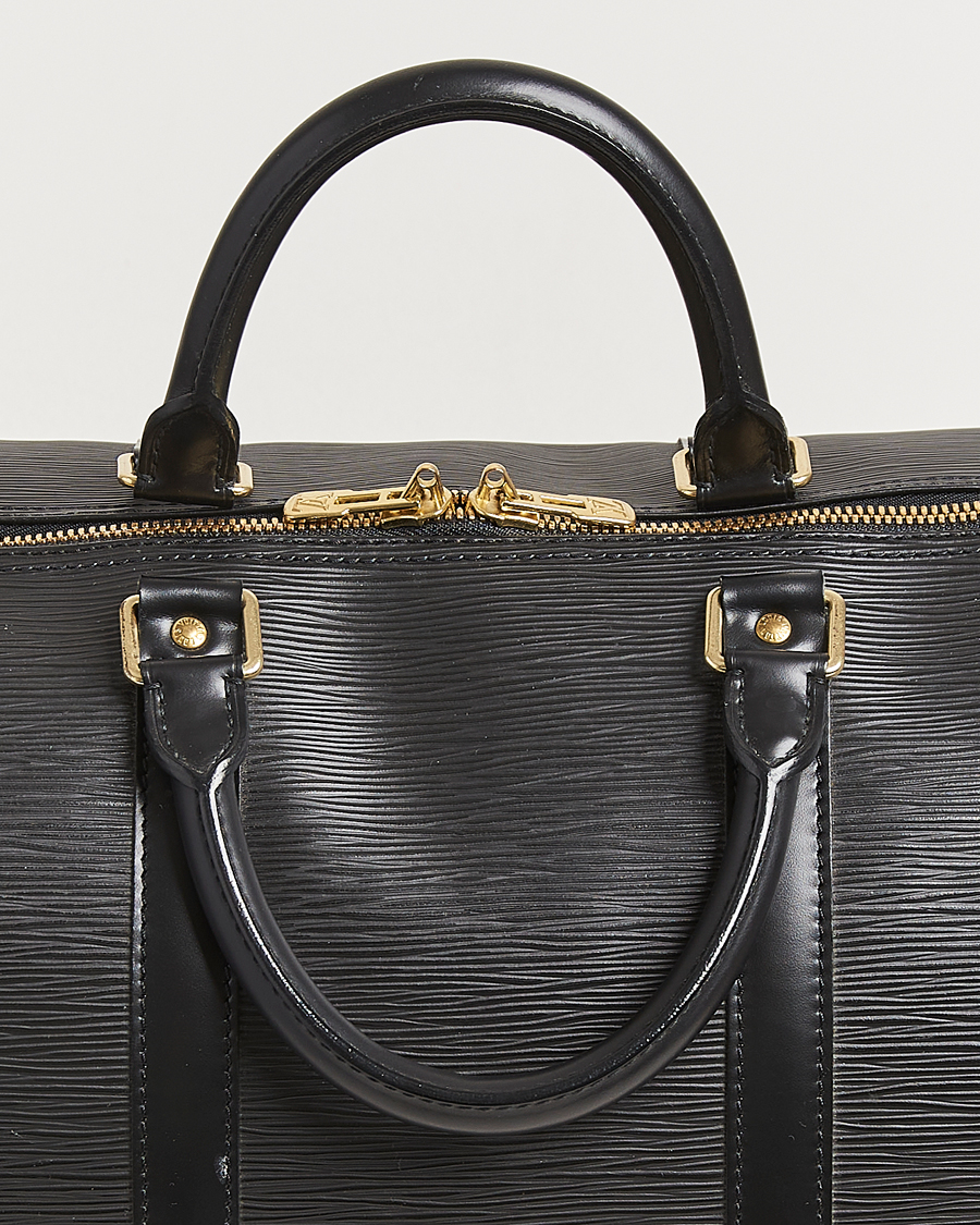 Herren | Pre-Owned & Vintage Bags | Louis Vuitton Pre-Owned | Keepall 55 Epi Leather Bag Black
