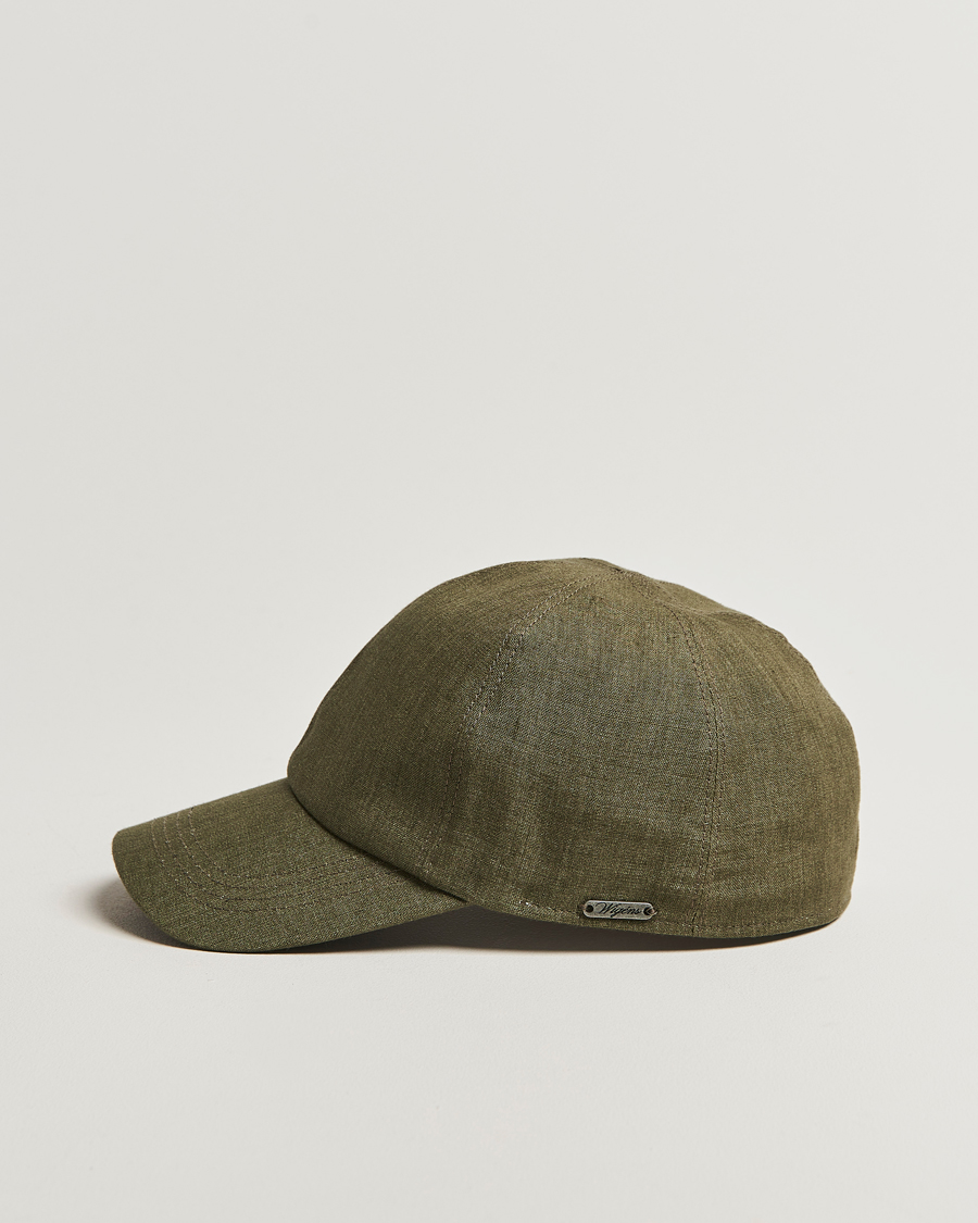 Herren | Hüte & Mützen | Wigéns | Baseball Linen Cap Olive