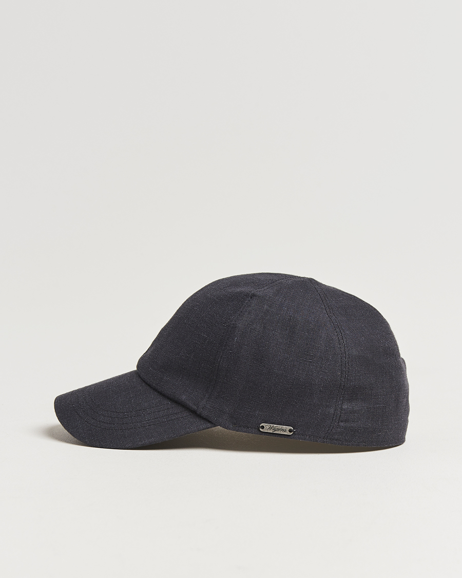 Herren | Hüte & Mützen | Wigéns | Baseball Linen Cap Black