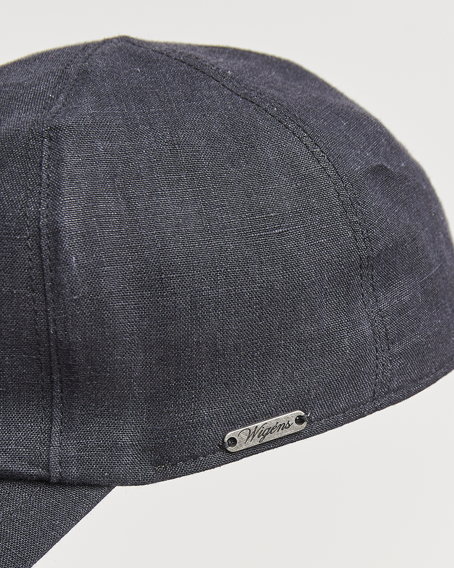 Herren | Hüte & Mützen | Wigéns | Baseball Linen Cap Black