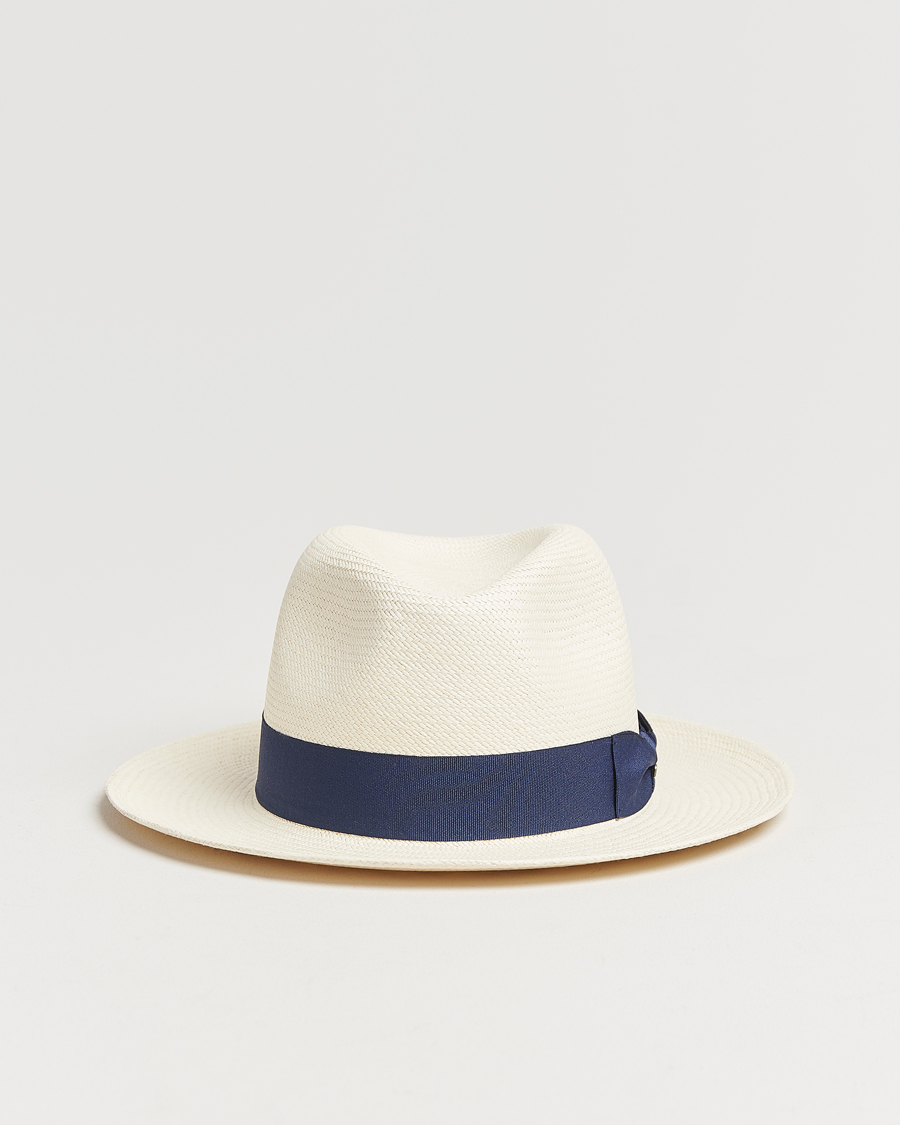 Herren | Hüte & Mützen | Wigéns | Panama Hat White/Navy
