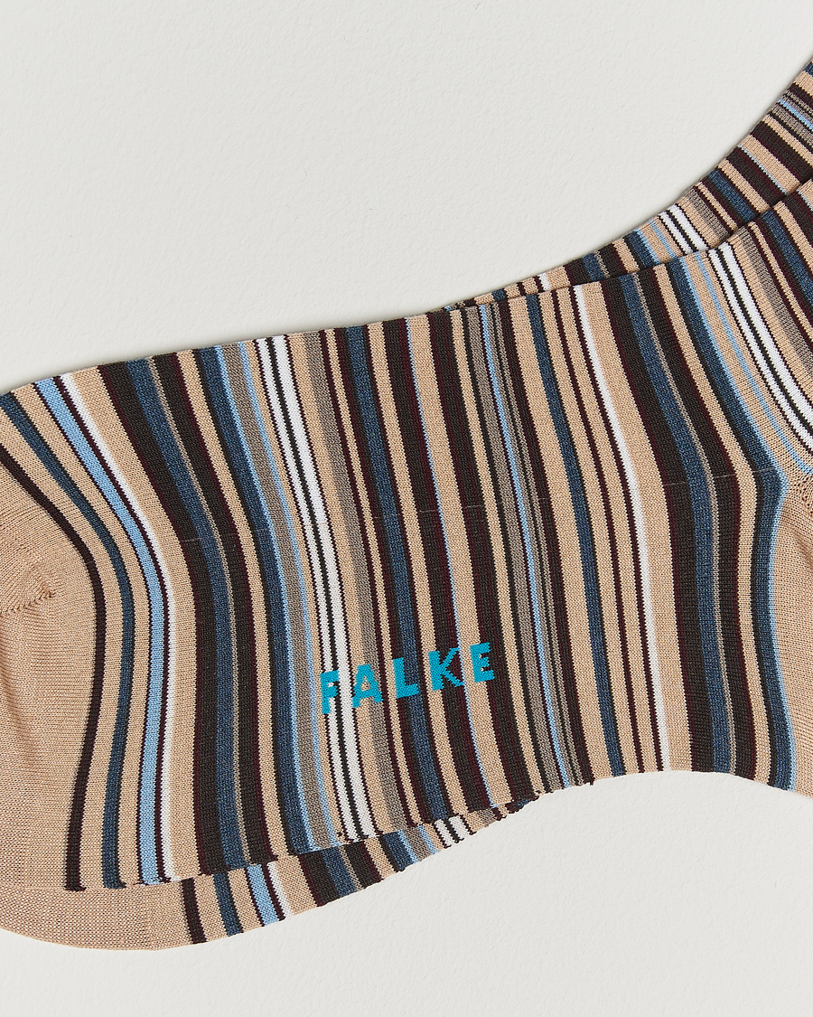 Herren | Unterwäsche | Falke | Micro Block Sock Beige Multi