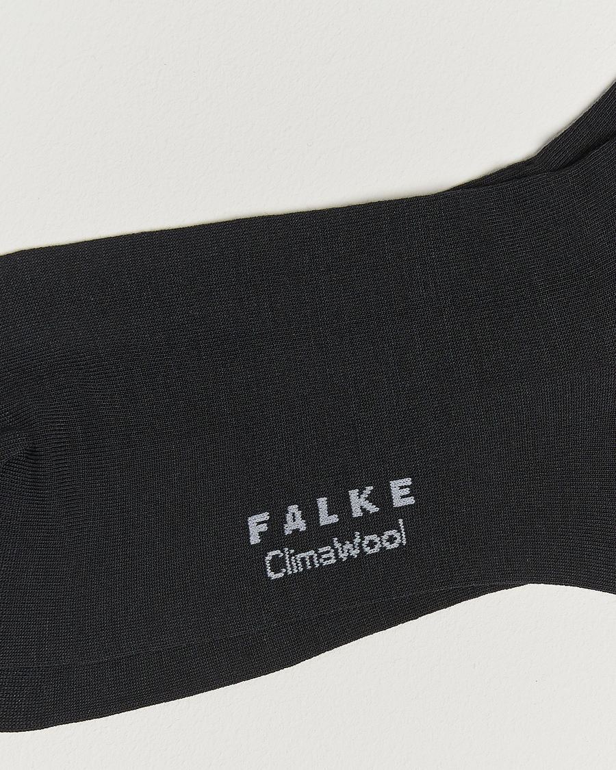 Herren | Unterwäsche | Falke | Clima Wool Sock Black