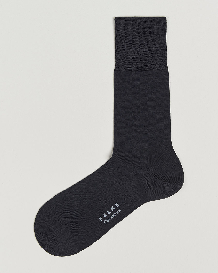 Herren | Unterwäsche | Falke | Clima Wool Sock Dark Navy