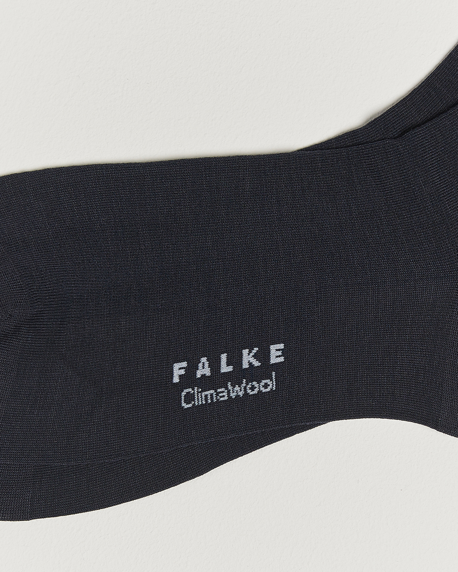 Herren | Unterwäsche | Falke | Clima Wool Sock Dark Navy
