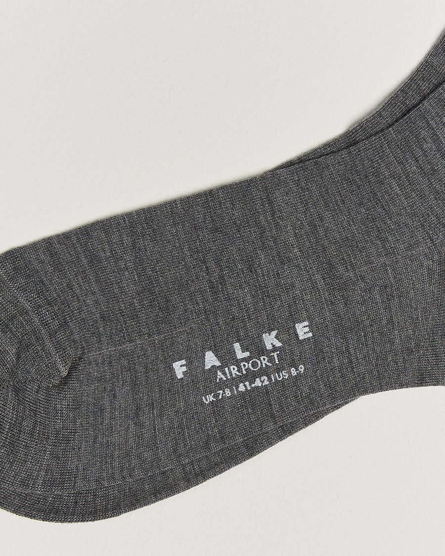 Herren | Unterwäsche | Falke | Airport Knee Sock Dark Grey