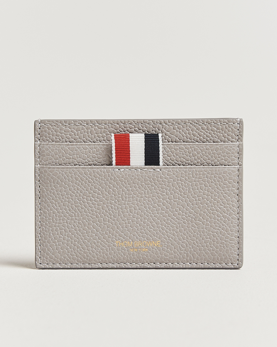 Herren | Geldbörsen | Thom Browne | Double Sided Card Holder Light Grey