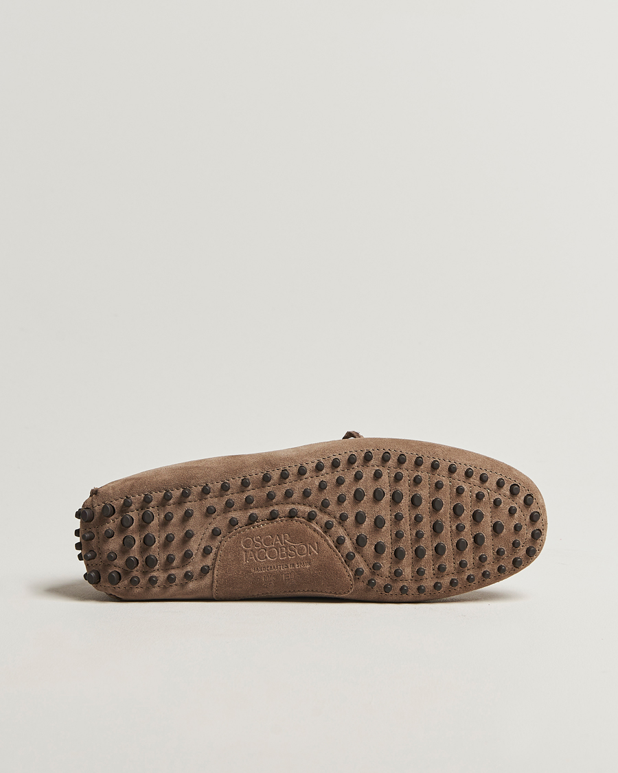 Herren | Mokassin | Oscar Jacobson | Driving Shoe Suede Grey