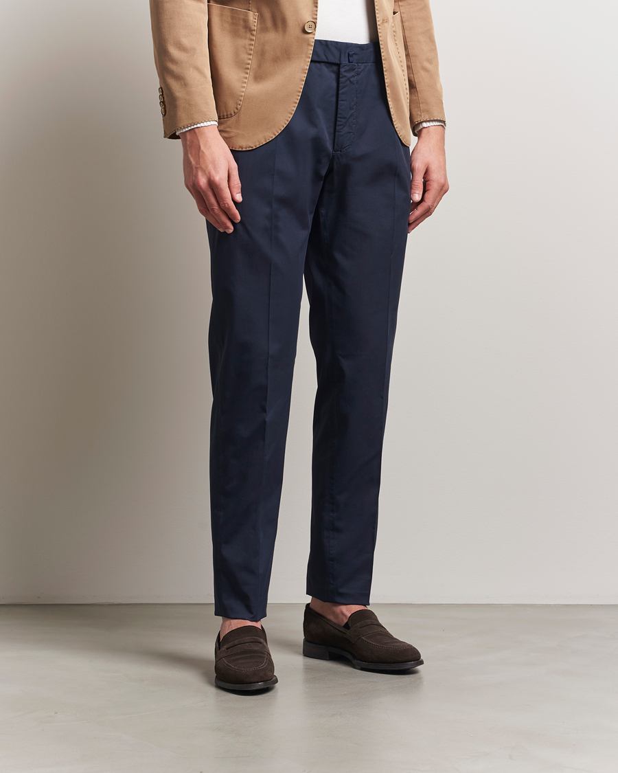 Herren | Hosen | Incotex | Slim Fit Garment Dyed Cotton Chinos Navy