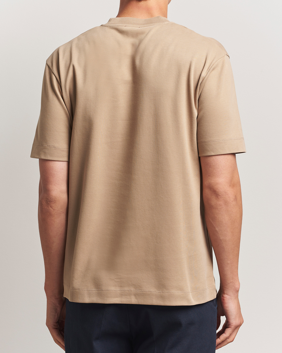 Herren | T-Shirts | Sunspel | Heavy Weight Supima Cotton T-Shirt Dune