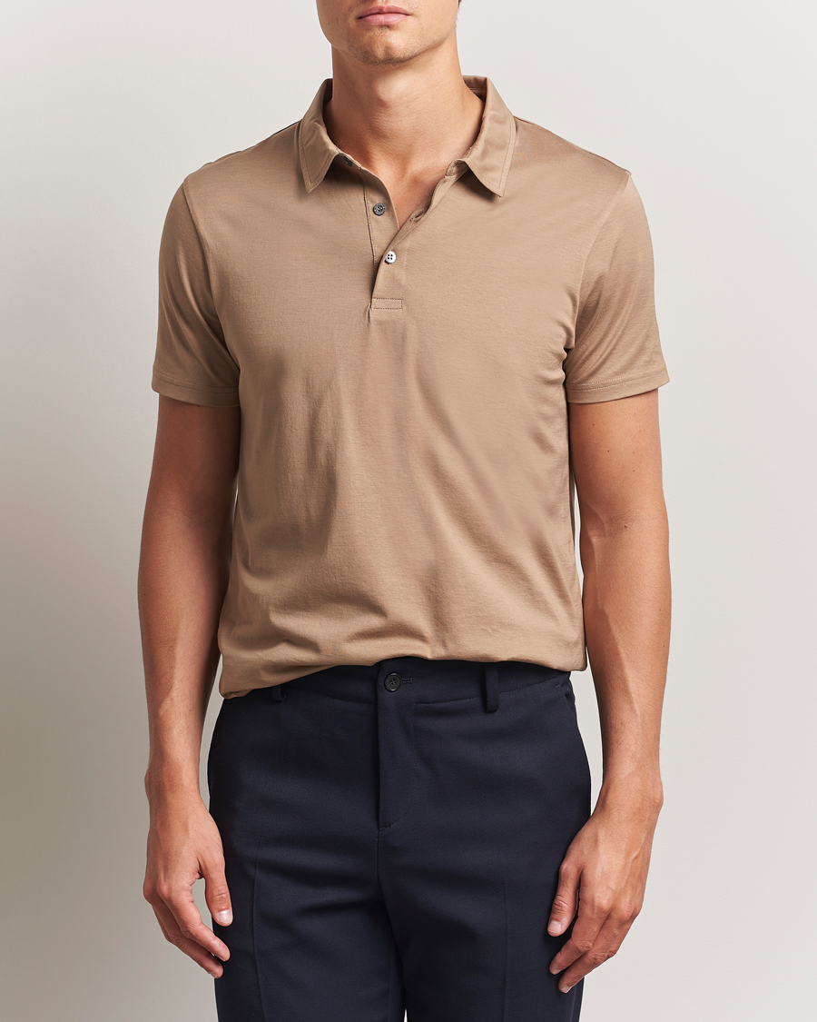 Herren | Poloshirts | Sunspel | Cotton Jersey Polo Dune