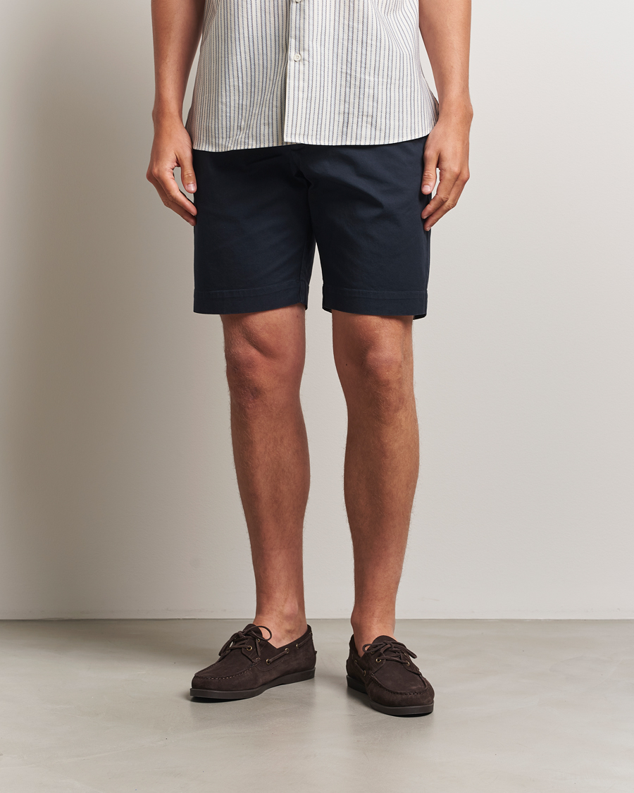 Herren | Shorts | Sunspel | Cotton Chino Shorts Navy