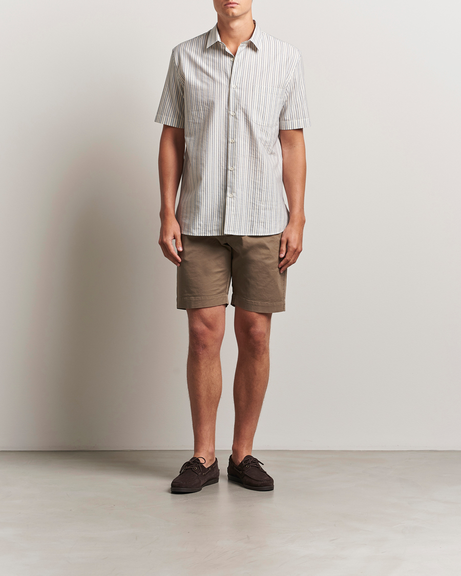 Herren | Shorts | Sunspel | Cotton Chino Shorts Dark Stone