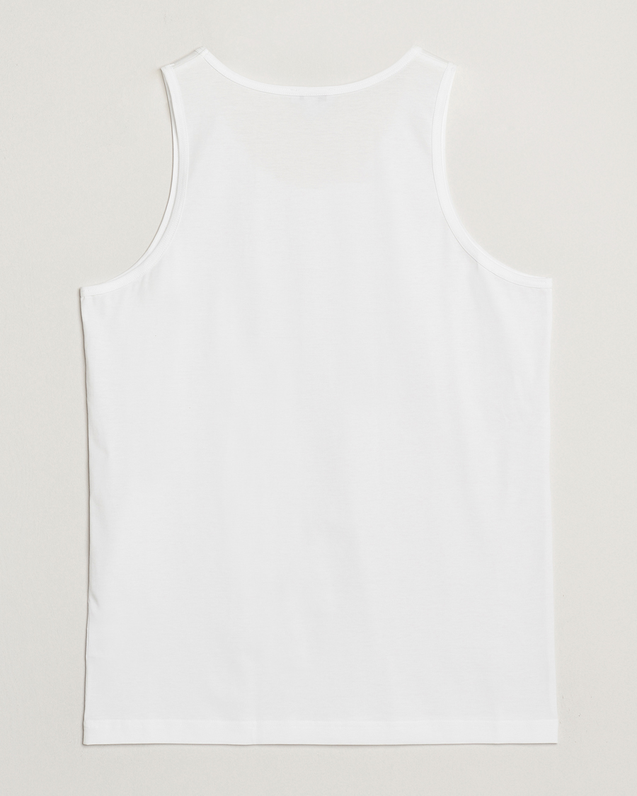 Herren | T-Shirts | Sunspel | Superfine Cotton Underwear Vest White