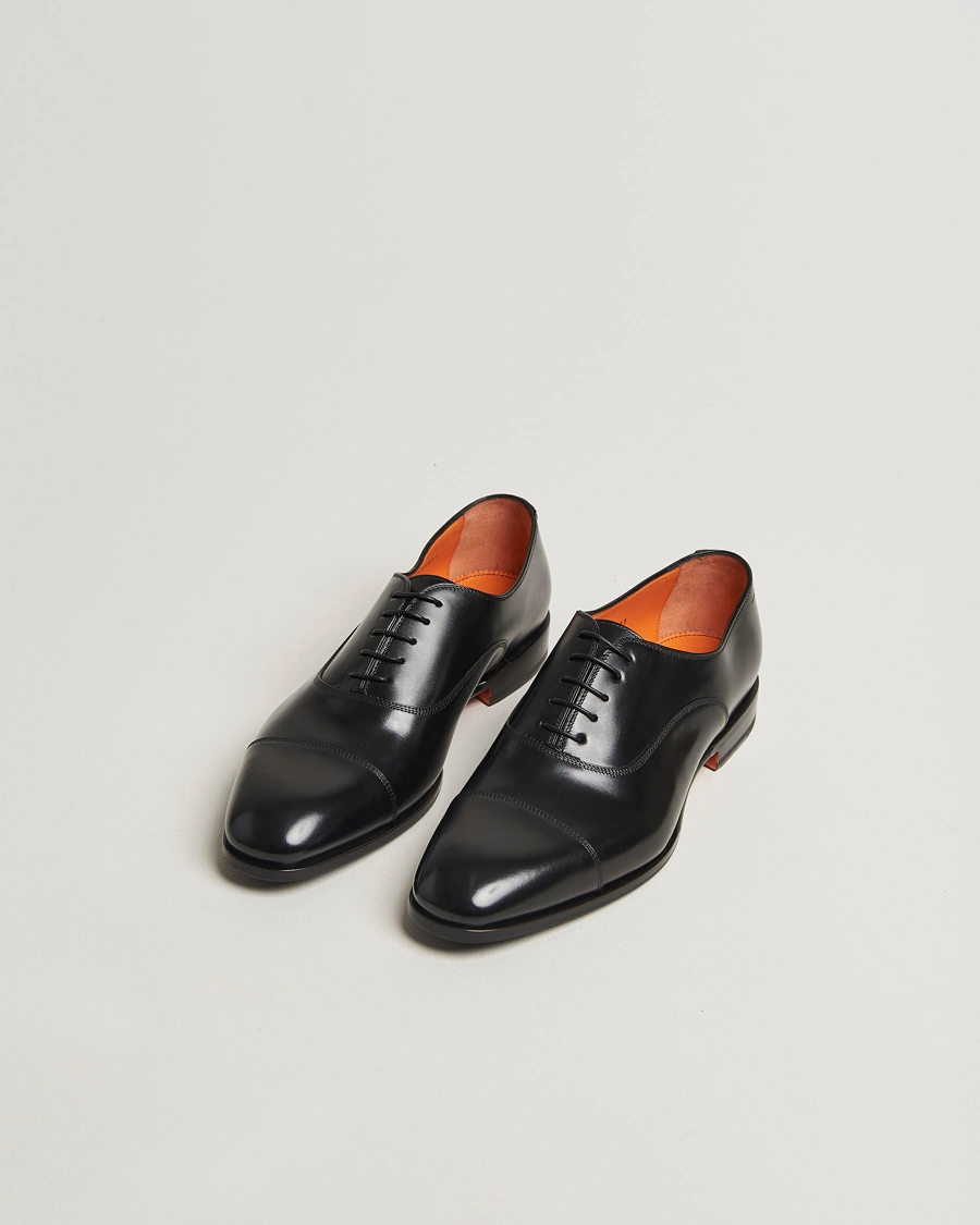 Herren | Oxford | Santoni | Adrian Oxford Black Calf