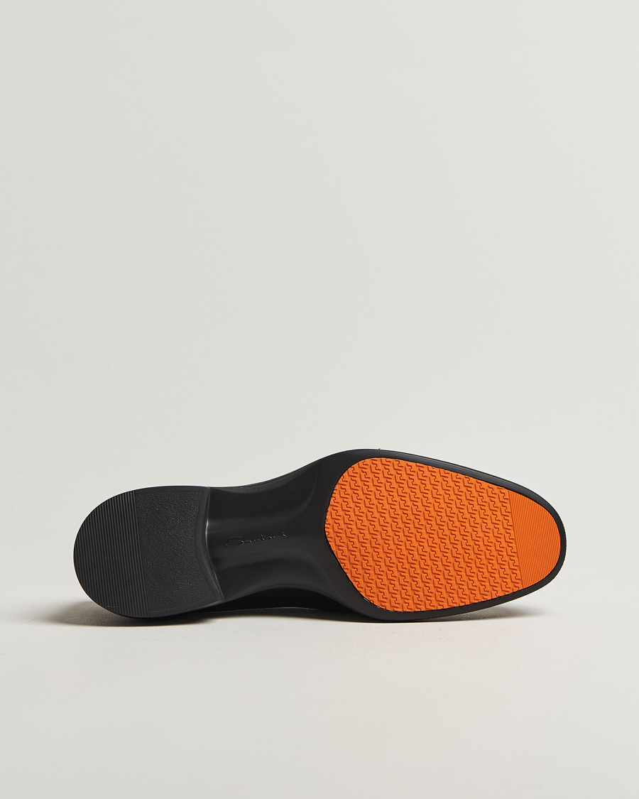 Herren | Loafer | Santoni | Easy Penny Loafer Black Calf