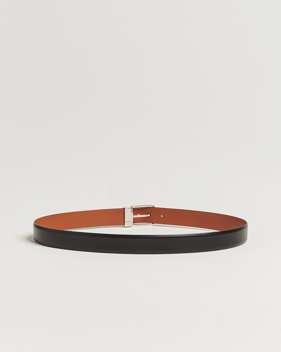 Herren | Gürtel | Santoni | Classic Leather Belt Black Calf