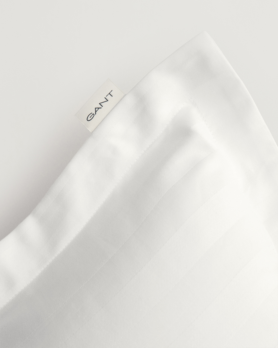 Herren | Für das Zuhause | GANT | Sateen Striped Pillowcase White