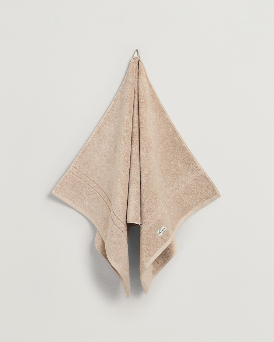 Herren | Textilien | GANT | 4-Pack Premium Towel Silver Sand