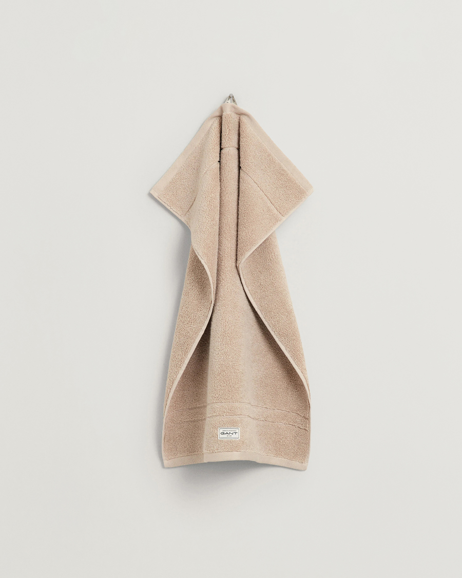 Herren | Textilien | GANT | 4-Pack Premium Towel Silver Sand