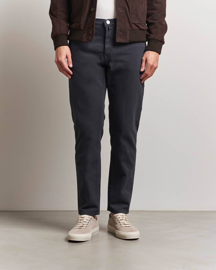 Herren | Hosen | Incotex | 5-Pocket Cotton Stretch Pants Navy