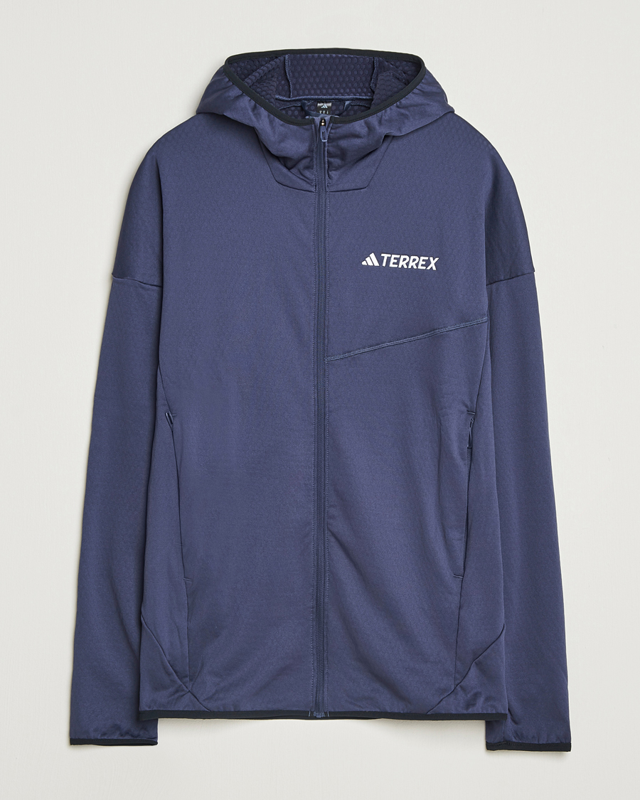 Herren | Pullover | adidas Performance | XPR Lightweight Fleece Hooded Full Zip Navy